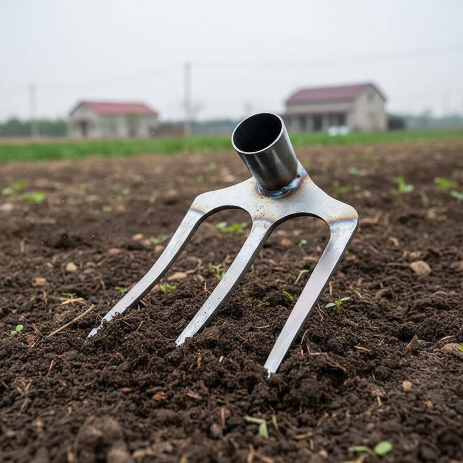 Soil Tilling Cultivator - Alat Penggaruk Tanah Baja Tajam 4