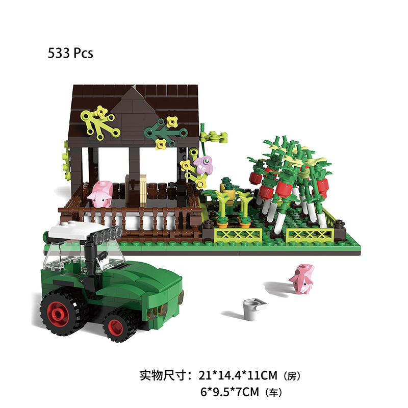 Is Farming Under Agriculture - Mainan Blok Bangunan Happy Ranch MOC,