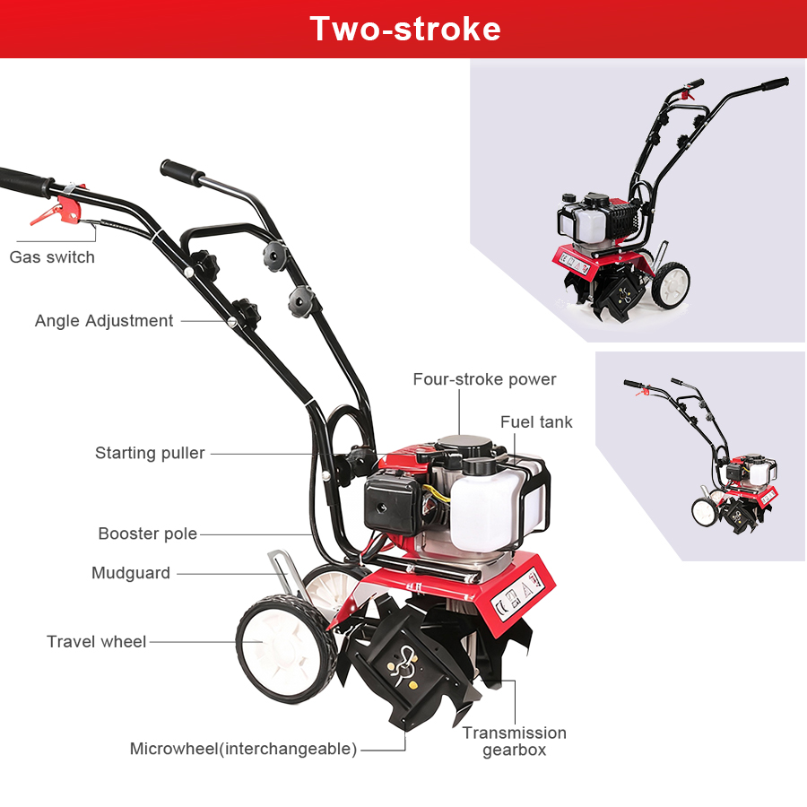 Mesin Pengolah Tanah Mini Tung - Farming Agriculture Tools ulasan dan harga