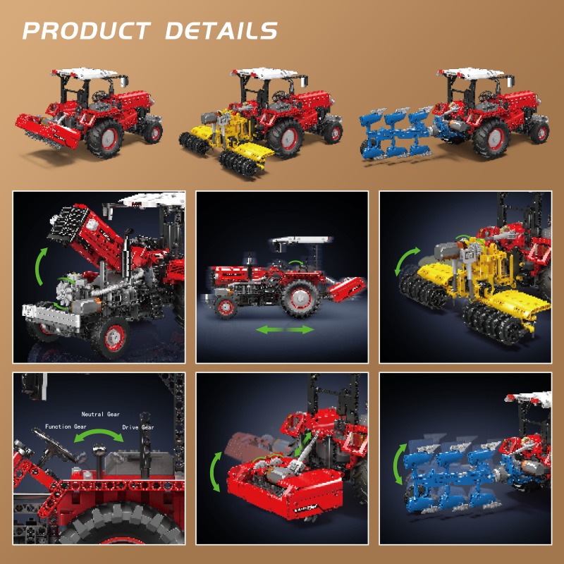 Mould King 17064 1857pcs Model - Is Farming Under Agriculture ulasan dan harga