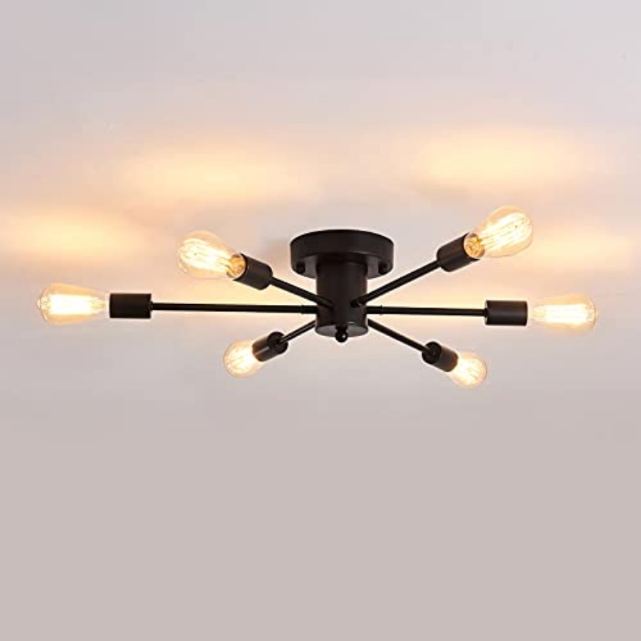Lampu Plafon Semi Flush Mount  - Farming A ulasan dan harga