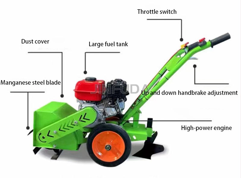 Mesin Pengolah Tanah Pertanian - Soil Tilling Cultivator ulasan dan harga