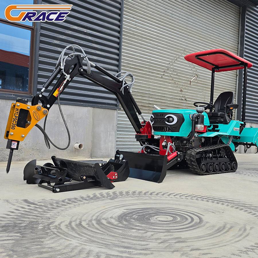 Traktor Crawler Pertanian 25HP - Agriculture Farming Products ulasan dan harga