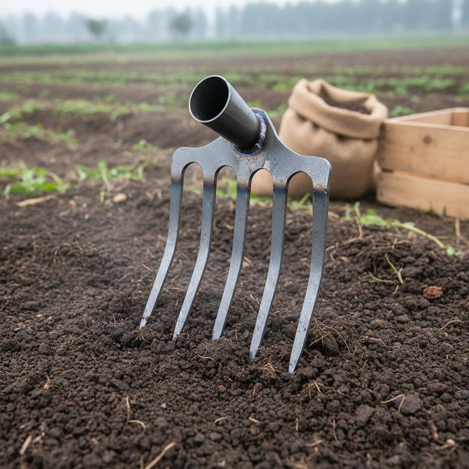 Alat Penggaruk Tanah Baja Taja - Soil Tilling Cultivator ulasan dan harga