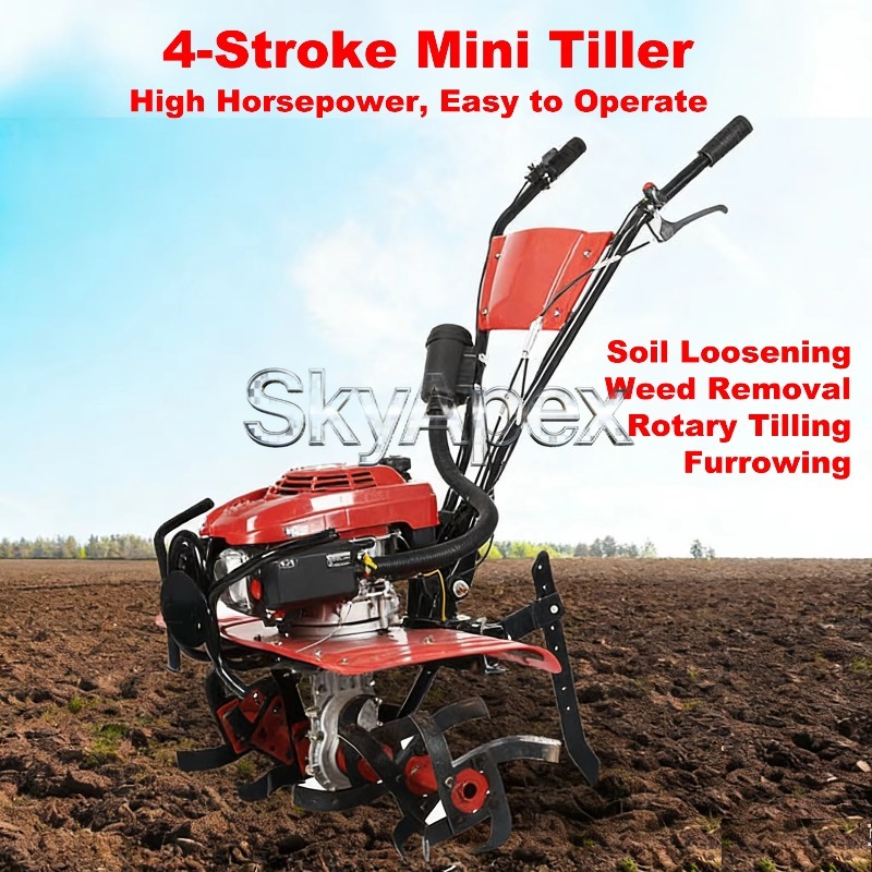 Kultivator Mini Empat Tak Mult - Soil Tilling Cultivator ulasan dan harga