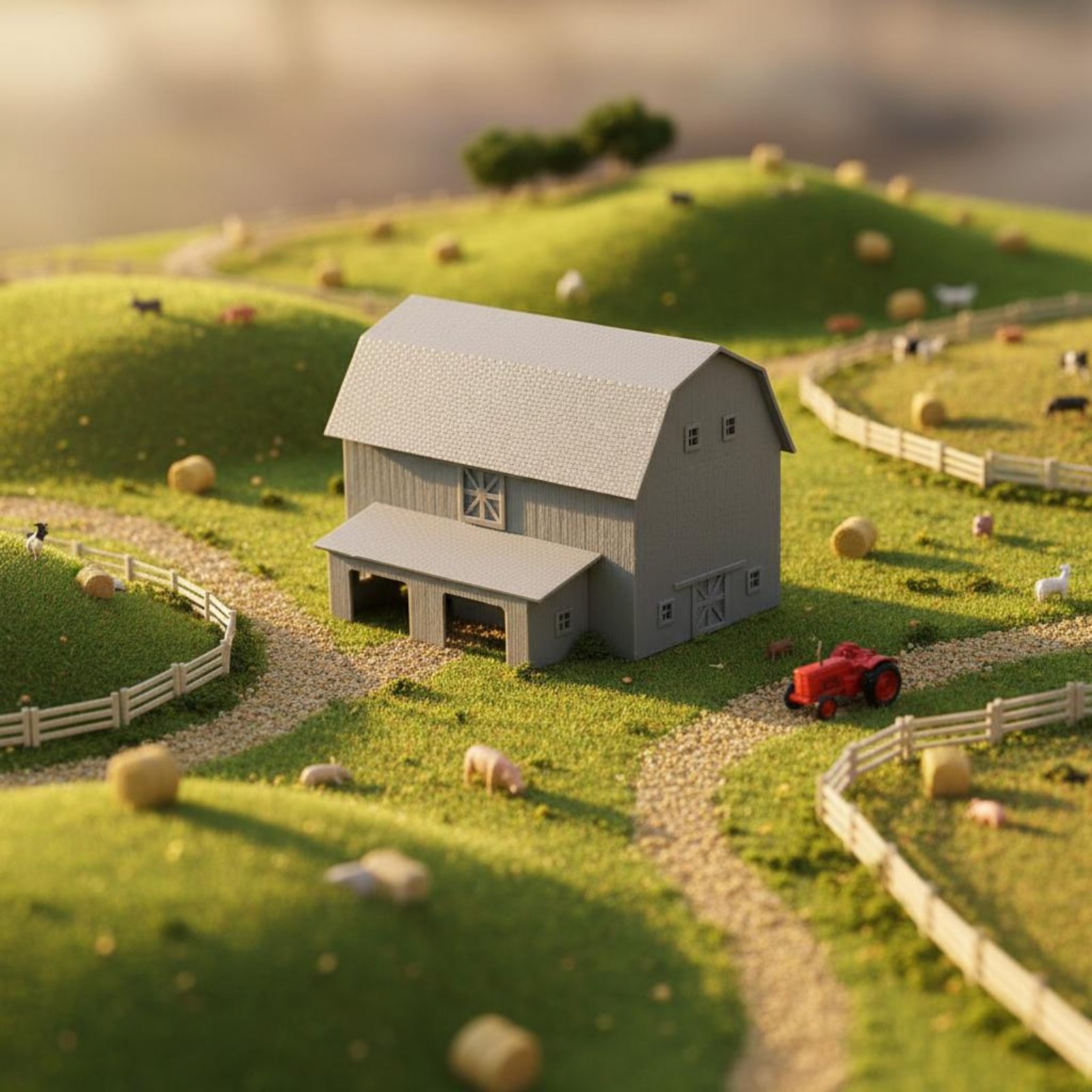 Model Bangunan Pertanian 1:87, - Farming A ulasan dan harga