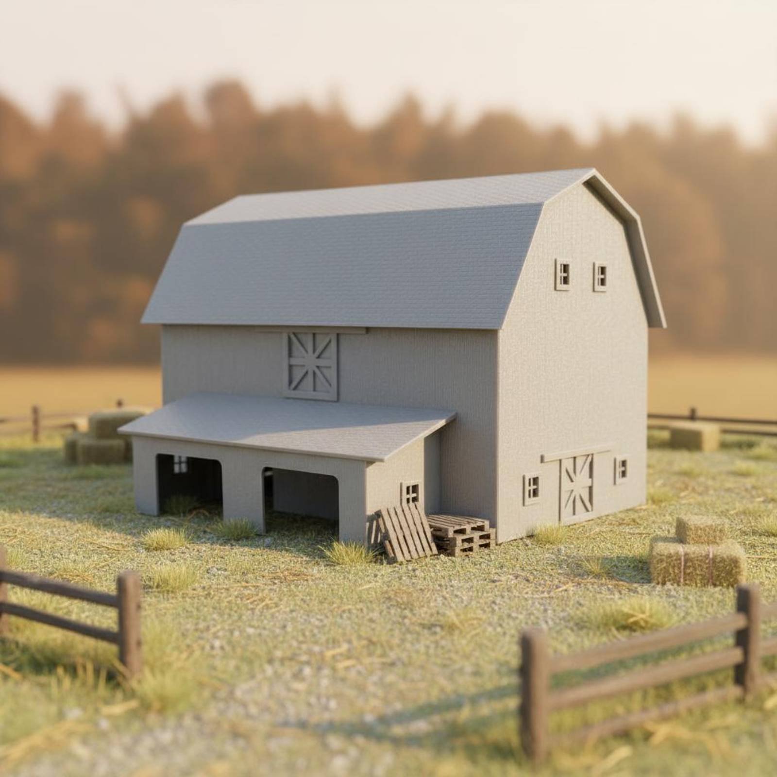 Model Bangunan Pertanian 1:87, - Farming A ulasan dan harga
