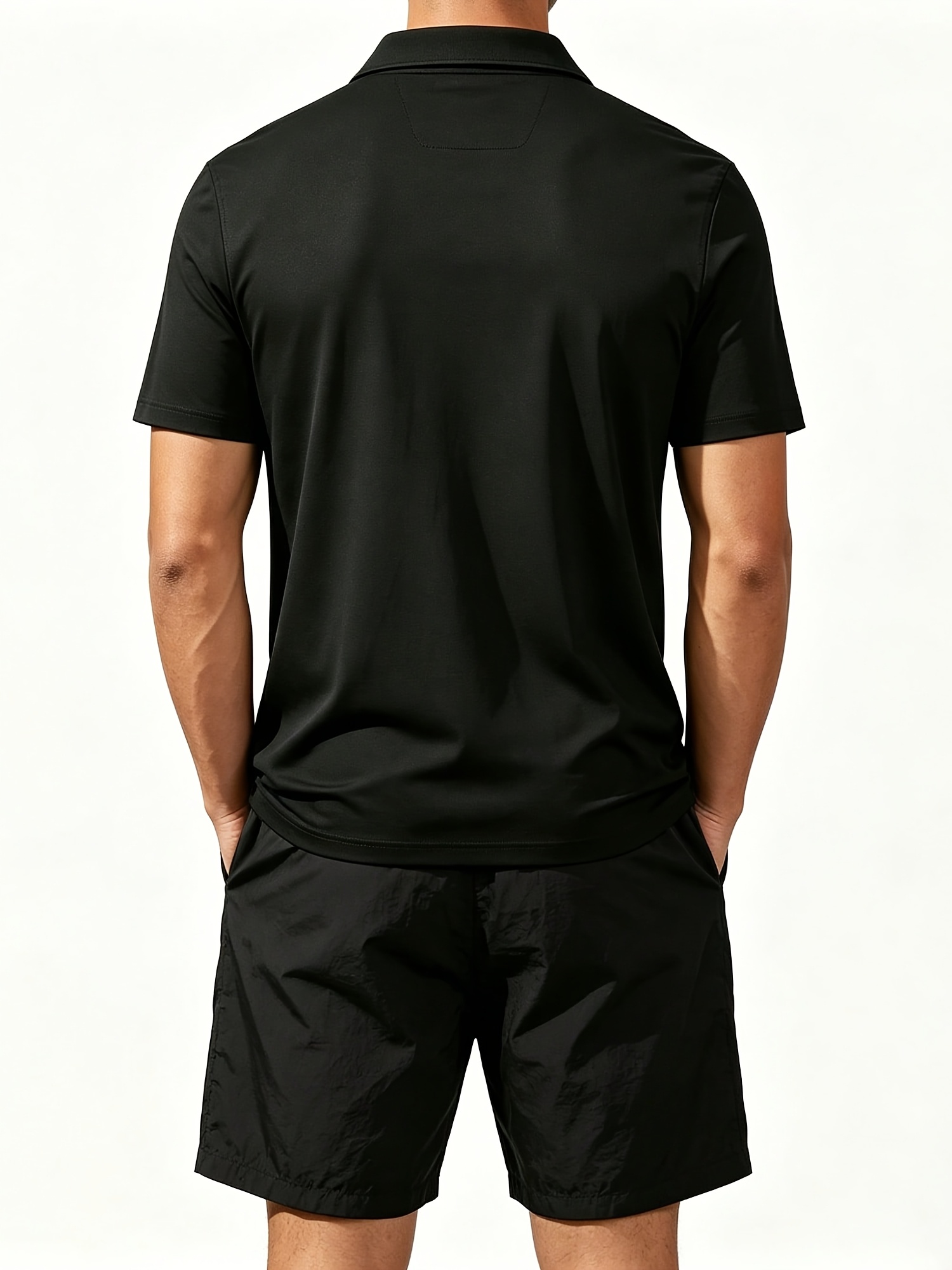 Setelan Kaos Polo dan Celana P - Farming A ulasan dan harga